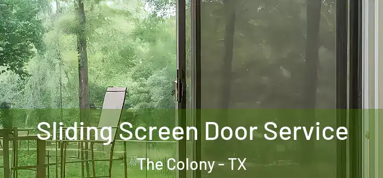 Sliding Screen Door Service The Colony - TX